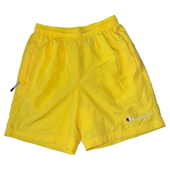 Champion Shorts Men's Sport Nylon Warm Up 6 Inseam Lightweight Water-Resistant - Picture 1 of 11